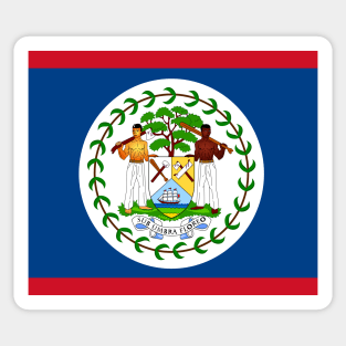 Belize flag Sticker